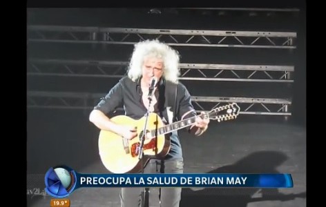 Brian May canceló el tour y preocupa su salud
