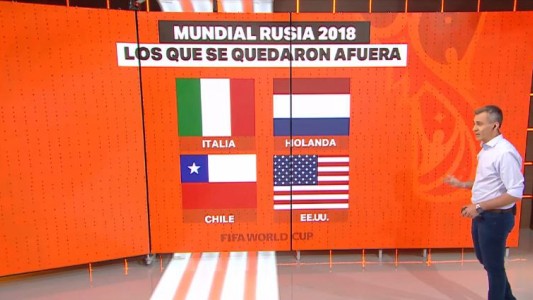 Los que se quedaron afuera del Mundial de Rusia 2018