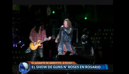 El show de Guns N´Roses en Rosario