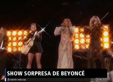 Show sorpresa de Beyonce
