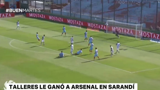 Talleres le ganó a Arsenal en Sarandí