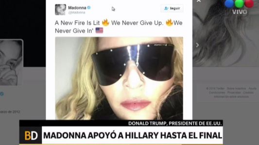 La reacción de los artistas ante la victoria de Trump