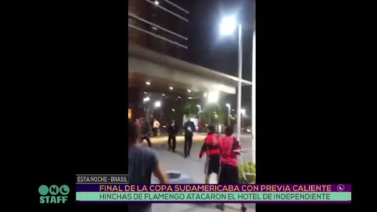 Hinchas de Flamengo atacaron el hotel en el que estaban los jugadores de Independiente