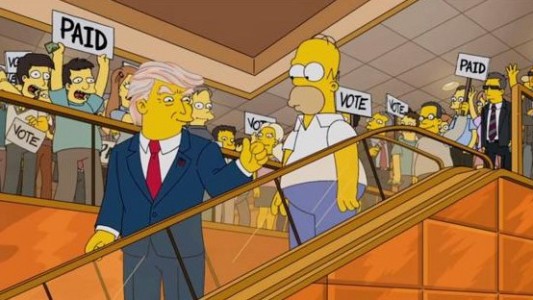 La curiosa respuesta de Los Simpson a su predicción sobre la victoria de Trump