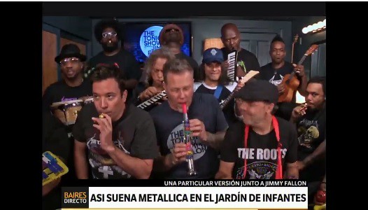 Así suena Metallica en el jardín de infantes