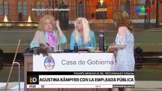 Agustina Kämpfer visitó a las empleadas públicas