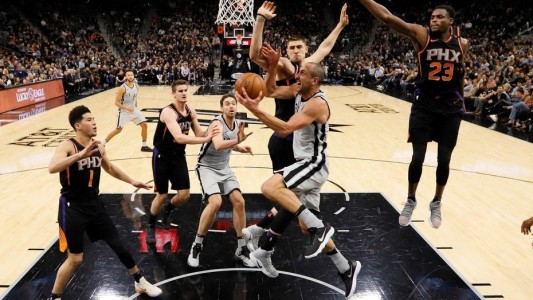 Otra noche mágica de Manu Ginóbili para llevar a San Antonio a la victoria