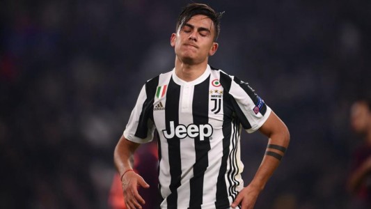 Dybala se lesionó durante un partido de la Juventus