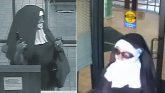 Se vistieron como monjas e intentaron asaltar un banco en Estados Unidos