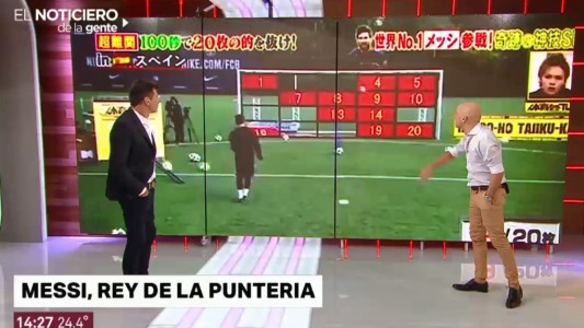 Messi, el rey de la puntería