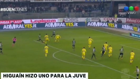 Higuaín hizo uno para La Juve