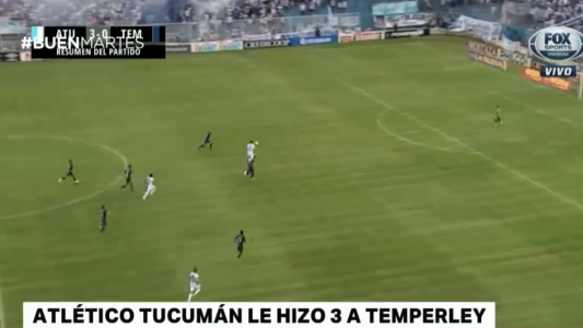 Atlético Tucumán le hizo 3 a Temperley