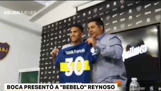 Boca presentó a "Bebelo" Reynoso