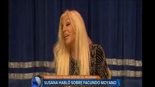 Susana habló sobre Facundo Moyano: "Es una cosa ridícula, soy mucho mayor"