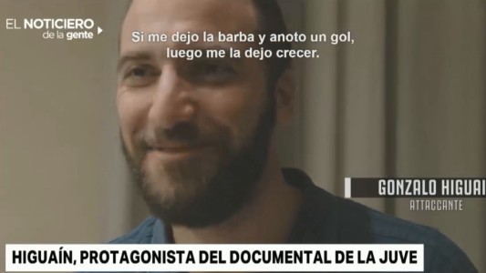 El "Pipita" Higuaín es uno de los protagonistas de la serie documental de la Juve
