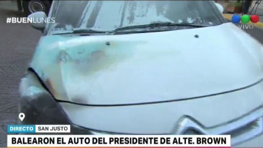 Balearon el domicilio del presidente de Almirante Brown