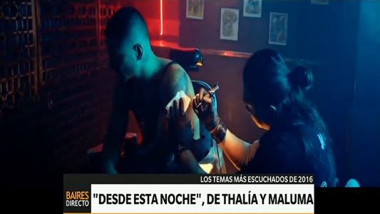 Los temas más escuchados de 2016 en la Argentina