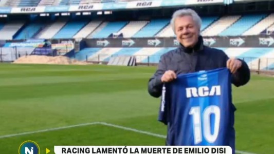 El recuerdo de Racing para Emilio Disi