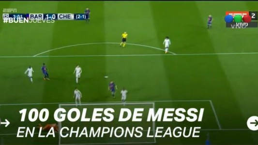 Messi llegó a los 100 goles en la Champions League