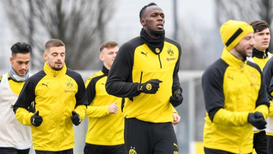 El primer gol de Usain Bolt, el "Rayo" del Borussia Dortmund