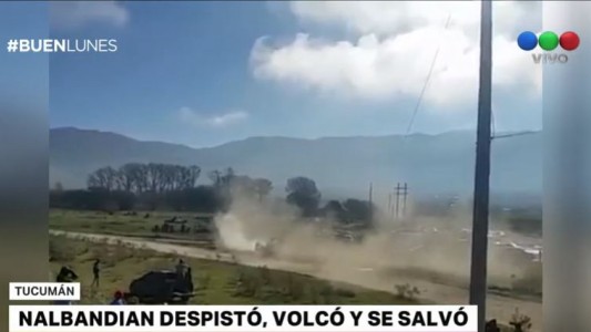 Video: David Nalbandian volcó en el Rally Argentino
