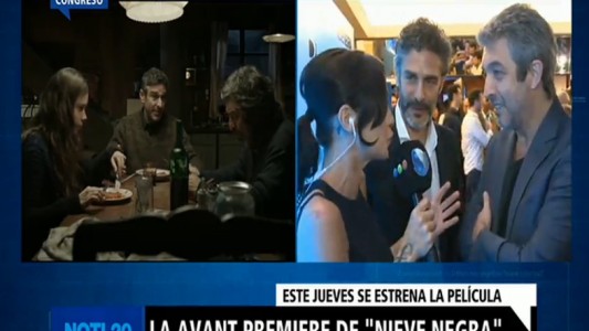 La avant premiere de "Nieve negra"