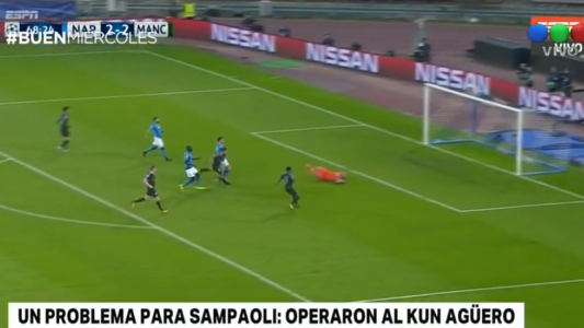 Un problema para Sampaoli: operaron al Kun Agüero