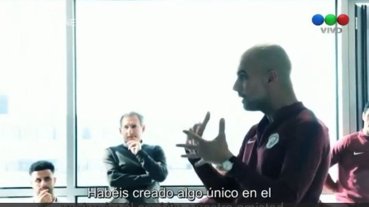 Pep Guardiola felicitó a su plantel