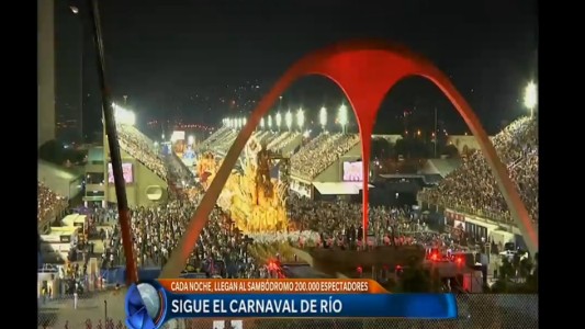 Sigue el Carnaval de Rio de Janeiro