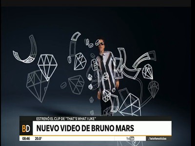 Bruno Mars lanzó el video animado 'That’s What I Like'