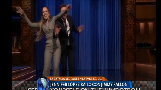 Jennifer López bailó con Jimmy Fallon