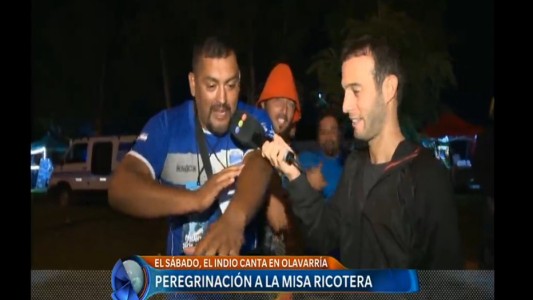 Peregrinación a la misa ricotera en Olavarría