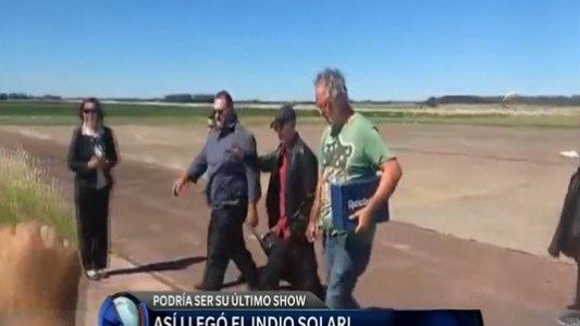 Así llegó el Indio Solari a Olavarría