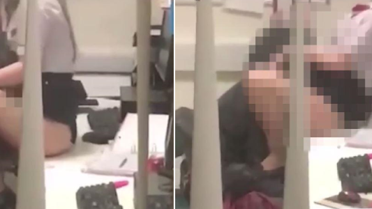 Escándalo en un supermercado: grabaron a dos empleados teniendo sexo en una oficina