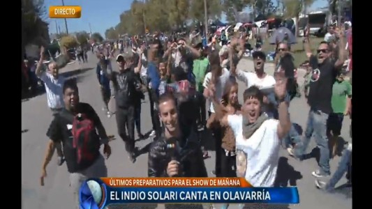 En la cuenta regresiva para el recital del Indio Solari en Olavarría