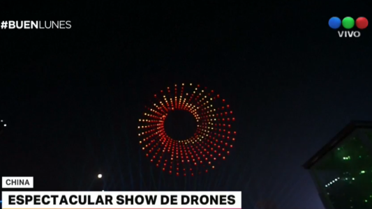 Espectacular show de drones en China