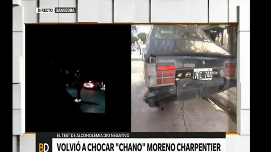 Volvió a chocar "Chano" Charpentier