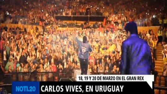 Carlos Vives, en Uruguay