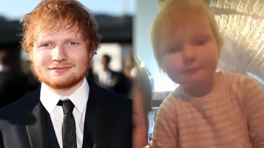 La reacción de Ed Sheeran al ver la foto de una nena que es exactamente como él