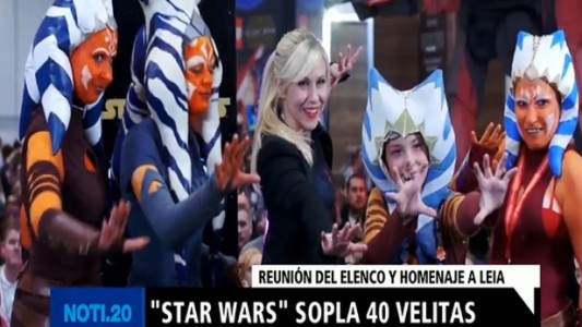 "Star Wars" sopla 40 velitas