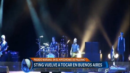 Sting vuelve a tocar en Buenos Aires