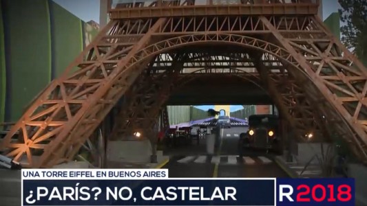 Ituzaingó tiene una Torre Eiffel para que sus vecinos se sientan en Francia