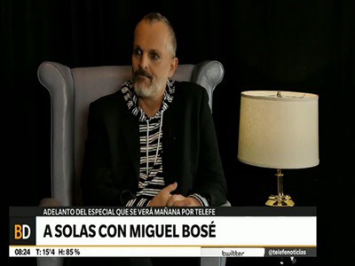 A solas con Miguel Bosé