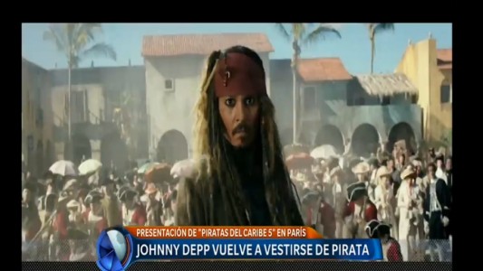 Johnny Depp vuelve a vestirse de pirata: "El personaje me permite ser tan estúpido como quiero"