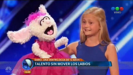 Una ventrílocua de 12 años, a la final de un concurso de talentos