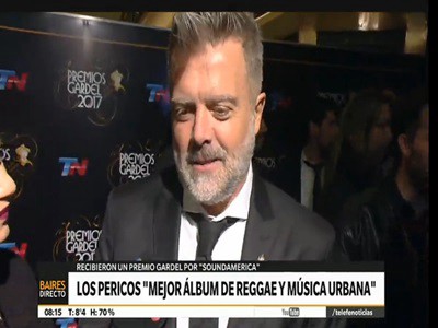 Premios Gardel 2017: Mejor álbum de raggae y música urbana para Los Pericos
