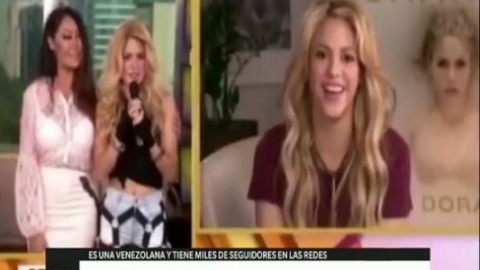 Shakira, cara a cara con su doble: "En un momento pensé que eras yo"