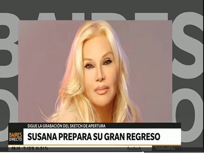 El regreso de Susana: cómo se prepara