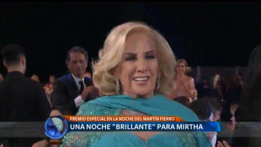Una noche "brillante" para Mirtha