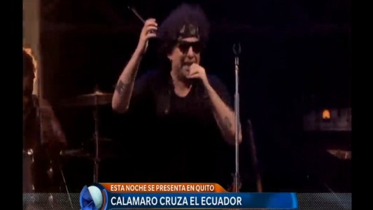 Calamaro lleva su "Licencia para cantar" a Ecuador